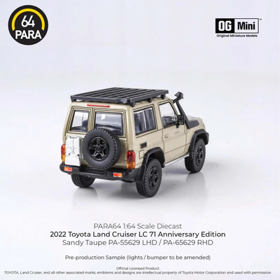 *PRE-ORDER* Toyota Land Cruiser LC71 Anniversary Edition 2022, 1:64 Scale