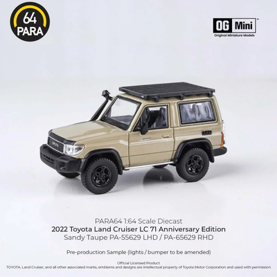*PRE-ORDER* Toyota Land Cruiser LC71 Anniversary Edition 2022, 1:64 Scale