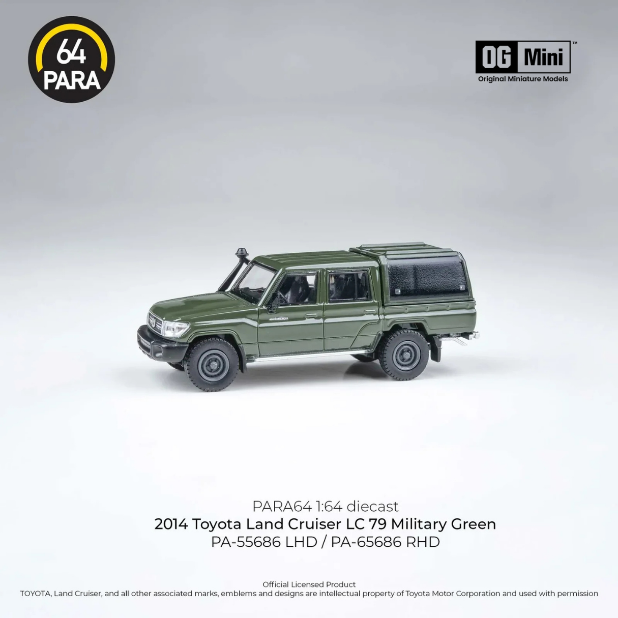 *PRE-ORDER* Toyota Land Cruiser LC79 2014, 1:64 Scale