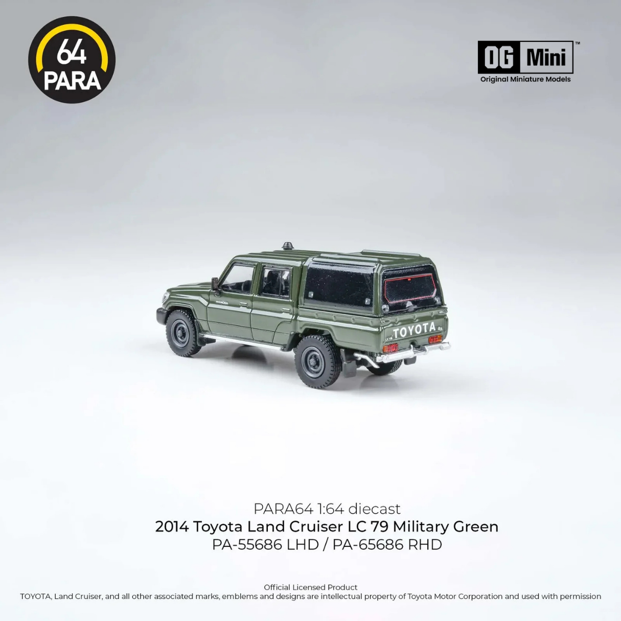*PRE-ORDER* Toyota Land Cruiser LC79 2014, 1:64 Scale