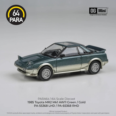 *PRE-ORDER* Toyota MR2 MK1 LHD 1985, 1:64 Scale