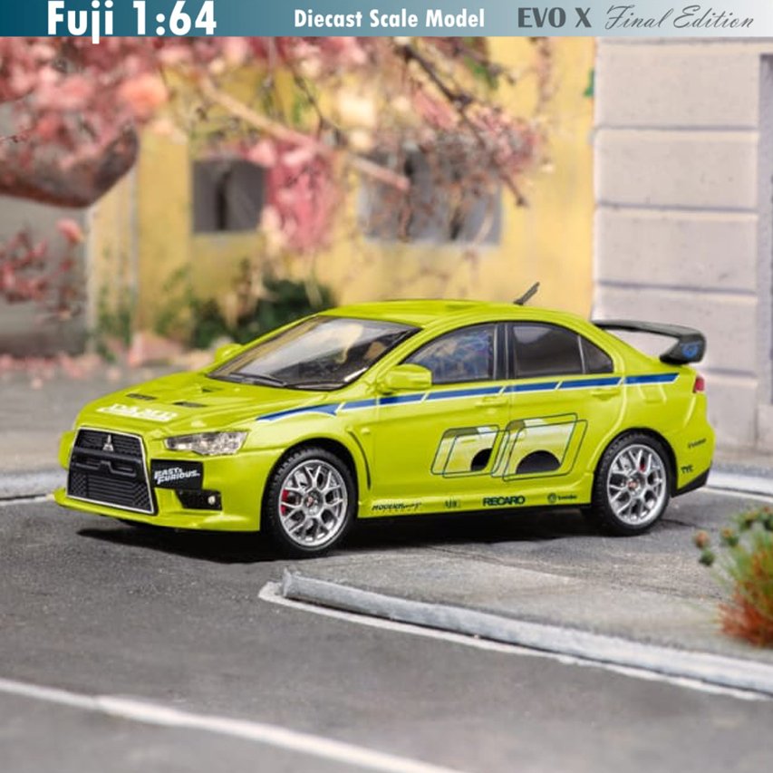 Mitsubishi Evolution X Final Edition Yellow by Fuji