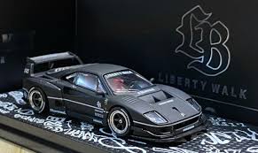 Ferrari F40 LBWK Matt Black Hong Kong | Inno64